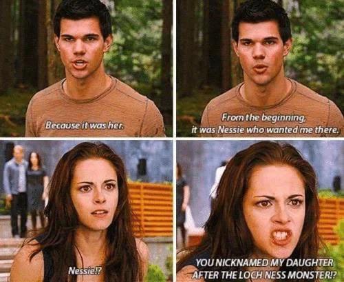 you nicknamed my daughter after the lockness monster